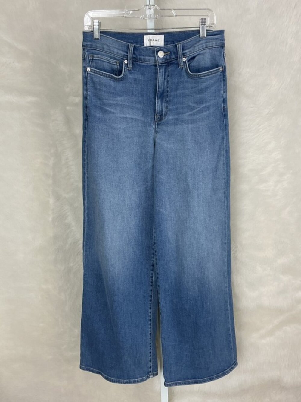 Frame Le Slim Palazzo High Waist Wide Leg Jeans 30